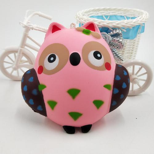 2019新款Pusquishy慢回弹减压玩具 仿真卡通猫头鹰，厂家批发直供